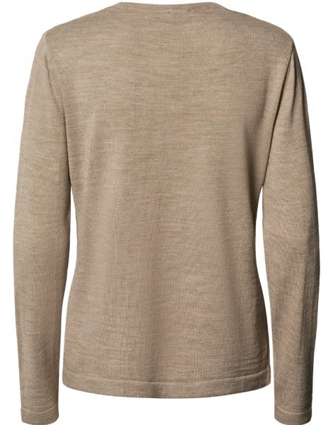 Zoom bild av Copenhagen womens pullover v-neck, sand melange