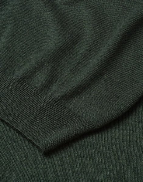 Zoom bild av Copenhagen mens pullover v-neck, dark olive melange