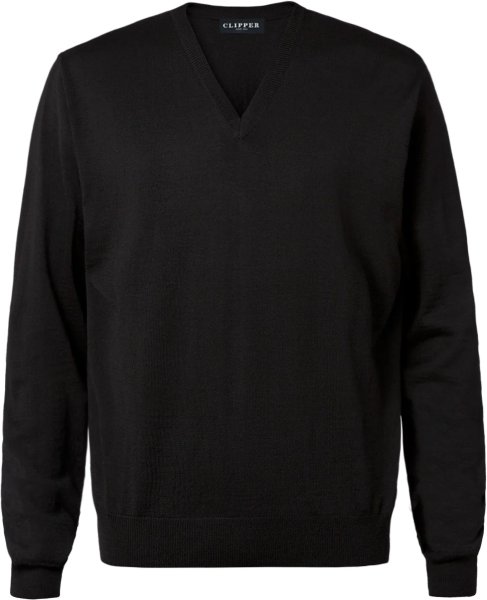Zoom bild av Copenhagen mens pullover v-neck, sand melange