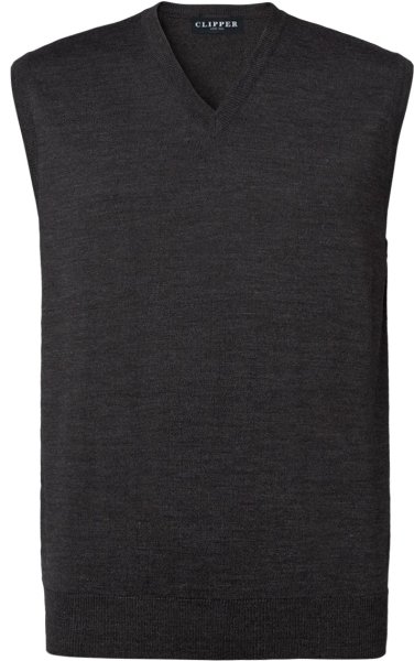 Zoom bild av Copenhagen mens slipover v-neck, charcole melange