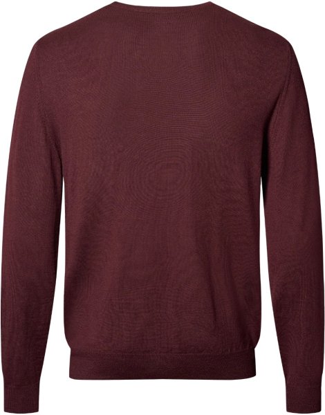 Zoom bild av Copenhagen mens pullover round-neck, burgundy melange