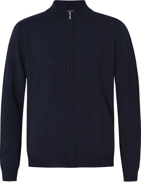 Zoom bild av Copenhagen mens cardigan zip, navy