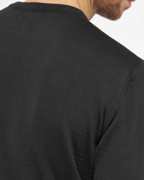 Zoom bild av Copenhagen mens pullover round-neck slimfit, black