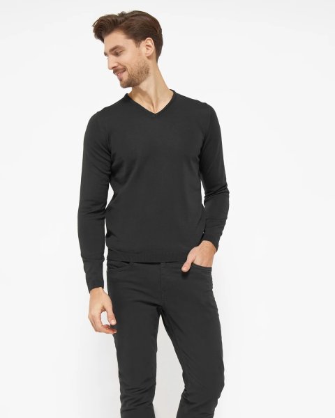 Zoom bild av Berlin mens pullover v-neck, black