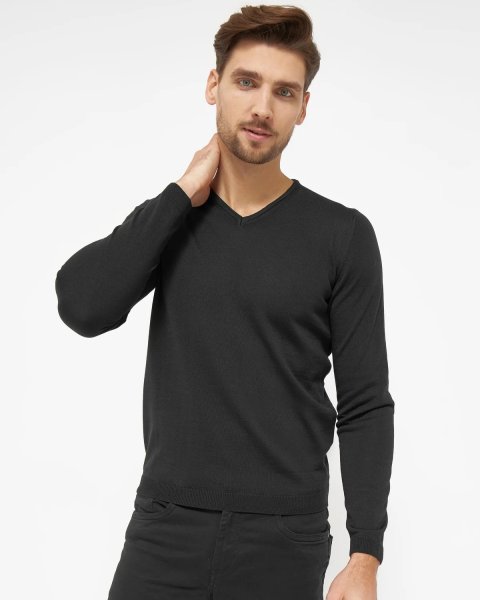 Zoom bild av Berlin mens pullover v-neck, black