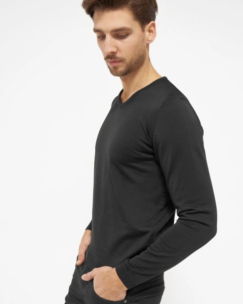 Zoom bild av Berlin mens pullover v-neck, black