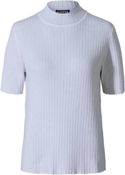 Zoom bild av Paris women turtle neck tee, slim fit, off white