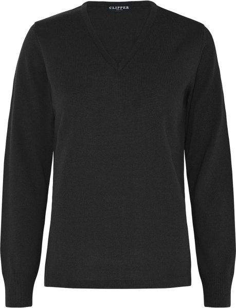 Zoom bild av Milan womens pullover v-neck, black