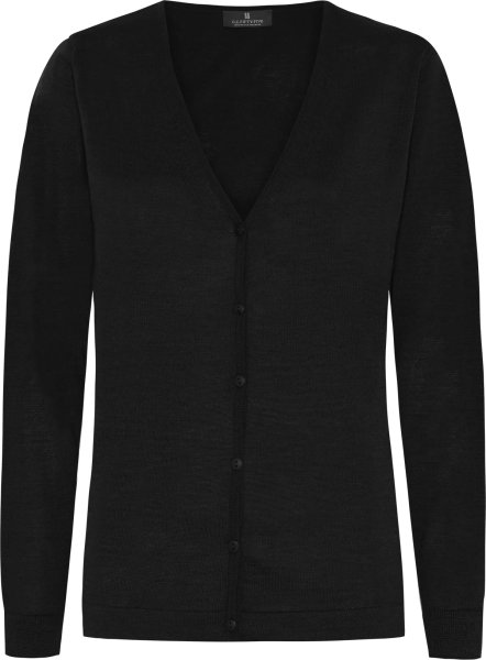 Zoom bild av Berlin womens cardigan v-neck, black