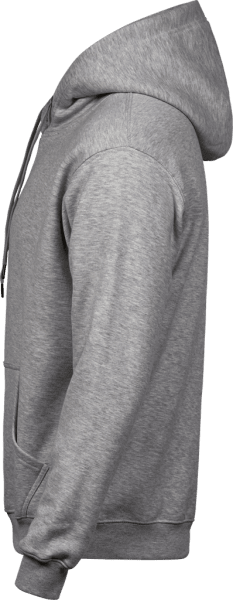 Zoom bild av Heavy Hooded Sweatshirt, unisex Heather Grey