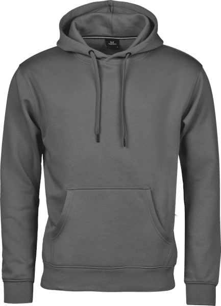 Zoom bild av Heavy Hooded Sweatshirt, unisex Powder Grey