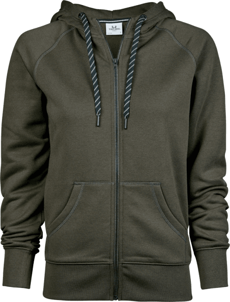 Zoom bild av Women´s Fashion Full Zip Hood Deep Green