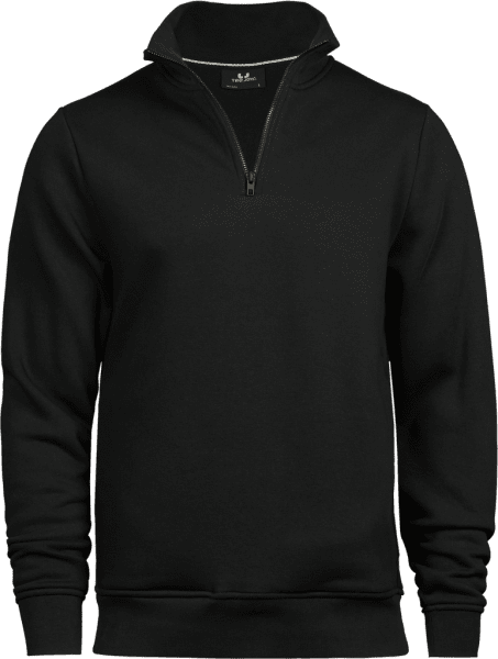 Zoom bild av Half Zip Sweatshirt, unisex Black