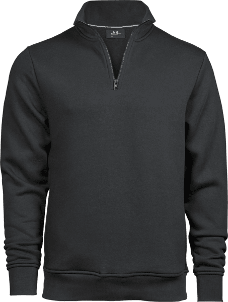 Zoom bild av Half Zip Sweatshirt, unisex Dark Grey
