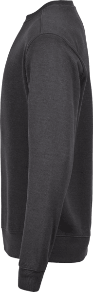 Zoom bild av Ribbed Interlock Crew Neck, unisex Dark Grey