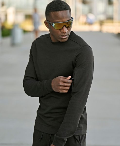 Zoom bild av Athletic Crew Neck Sweat, unisex Black