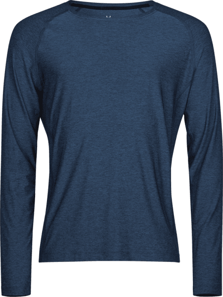 Zoom bild av Long Sleeve CoolDry Tee, unisex Navy Melange