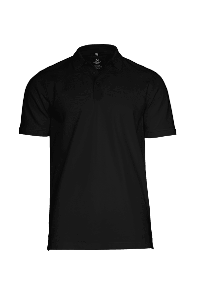 Zoom bild av Tri-blend deluxe polo, black