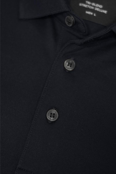 Zoom bild av Tri-blend deluxe polo, dark navy