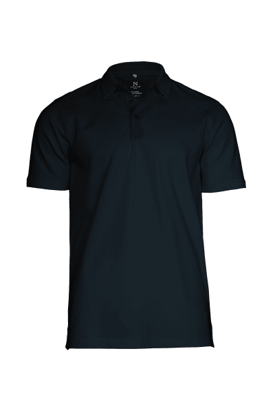Zoom bild av Tri-blend deluxe polo, dark navy