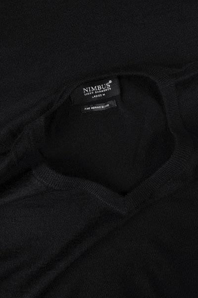 Zoom bild av Woman classy luxury merino blend, black