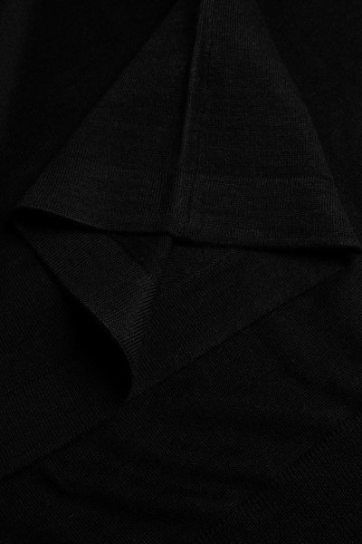 Zoom bild av Woman classy luxury merino blend, black