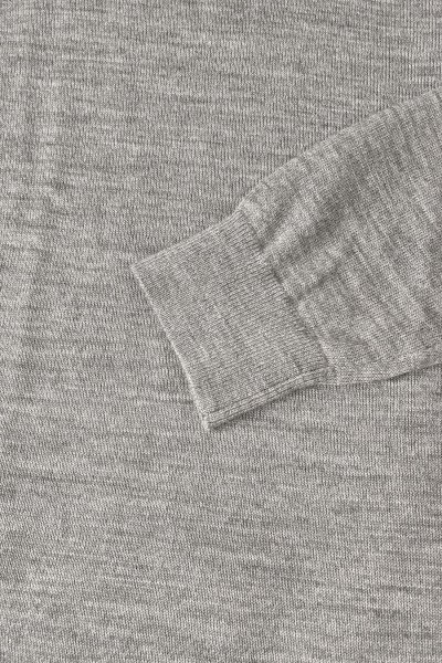 Zoom bild av Woman classy luxury merino blend, grey