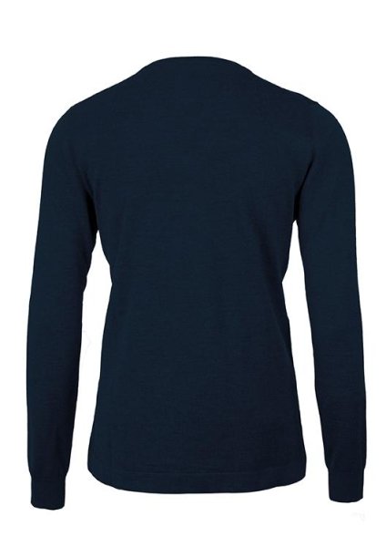 Zoom bild av Woman classy luxury merino blend, navy