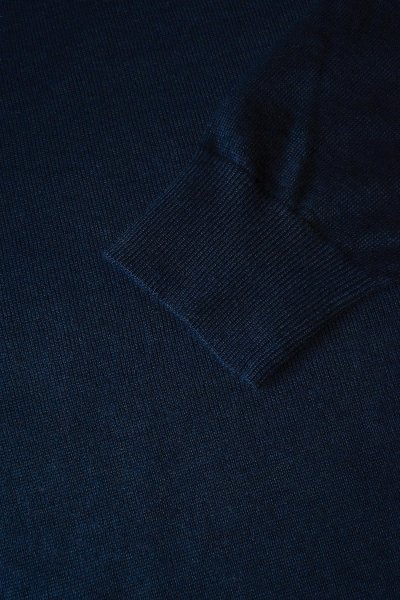 Zoom bild av Woman classy luxury merino blend, navy
