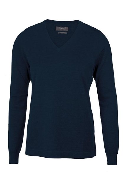 Zoom bild av Woman classy luxury merino blend, navy