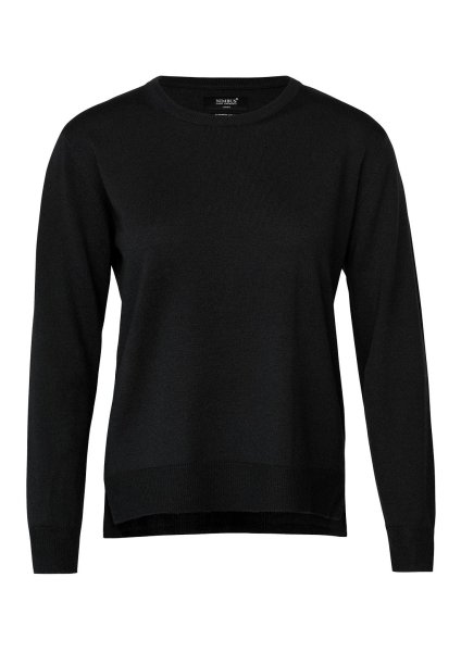 Zoom bild av Woman extrafine Cashwool® merino knit, black