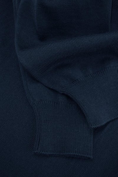 Zoom bild av Woman extrafine Cashwool® merino knit, navy