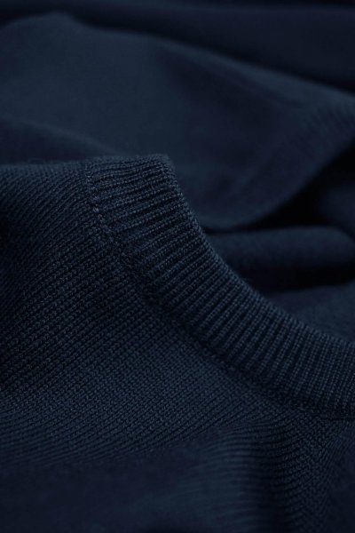 Zoom bild av Woman extrafine Cashwool® merino knit, navy