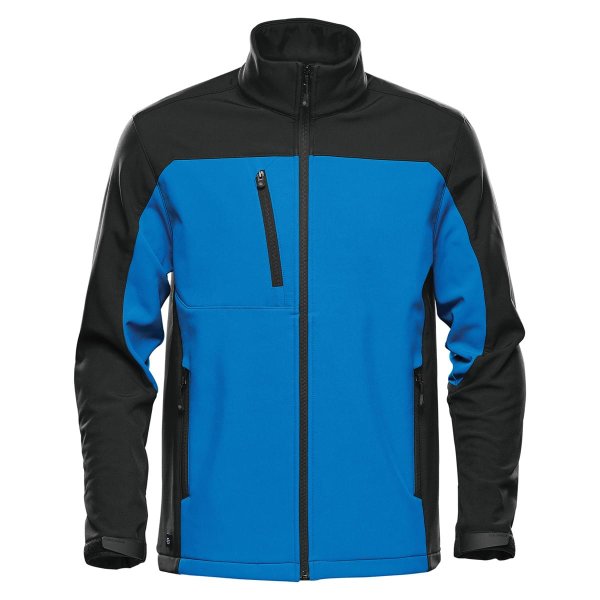 Zoom bild av Men's Cascades Softshell, azur/black