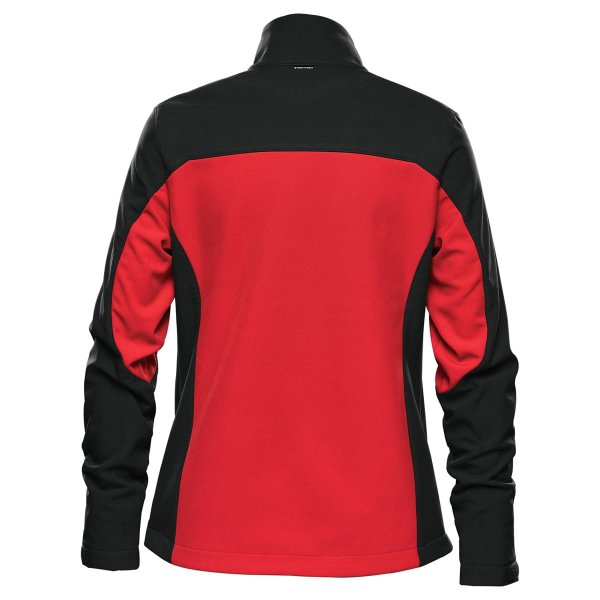 Zoom bild av Women's Cascades Softshell, red/black
