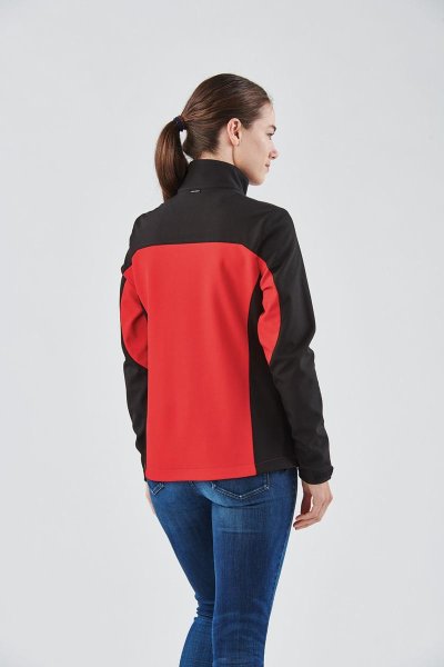 Zoom bild av Women's Cascades Softshell, red/black