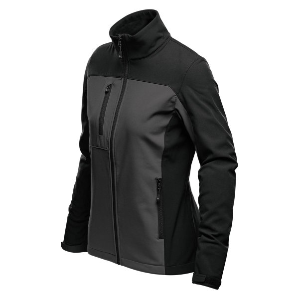 Zoom bild av Women's Cascades Softshell, dolphin/black