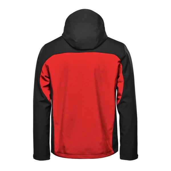 Zoom bild av Men's Cascades Softshell Hoody, red/black