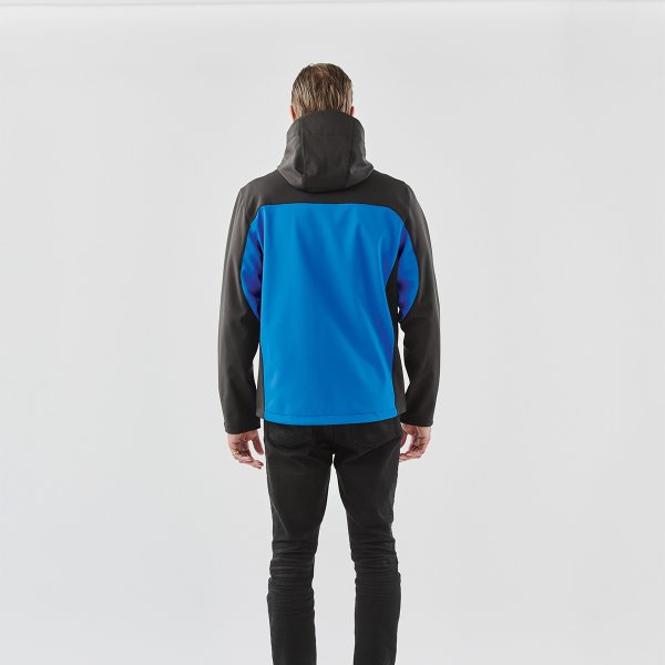 Zoom bild av Men's Cascades Softshell Hoody, azur/black