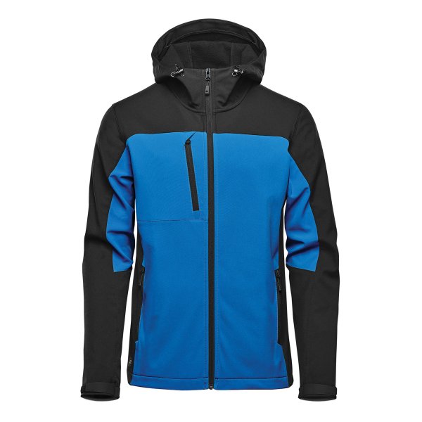 Zoom bild av Men's Cascades Softshell Hoody, azur/black