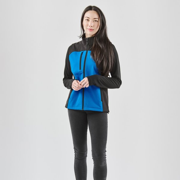 Zoom bild av Women's Cascades Softshell Vest, azur/black
