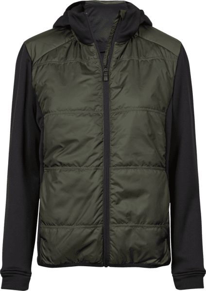 Zoom bild av Women's Hybrid-Stretch Hooded Jacket Dark Green