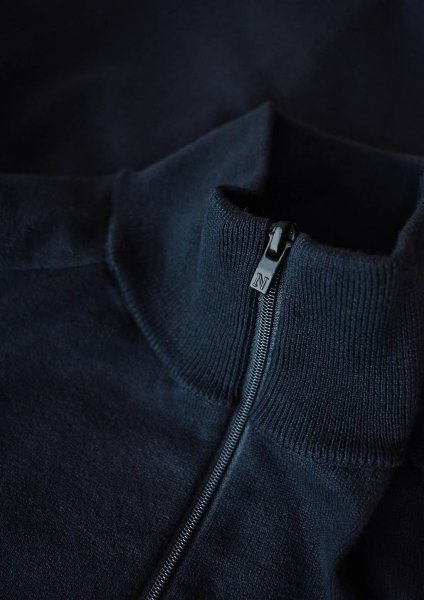 Zoom bild av Elegant 1/4-Zip, navy