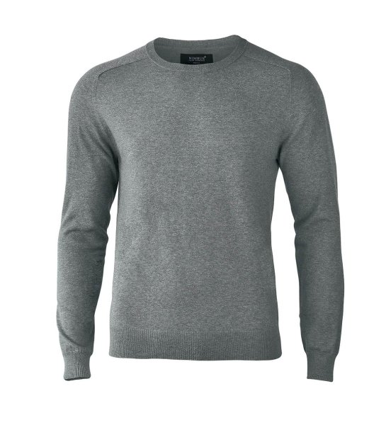 Zoom bild av Elegant round neck, grey