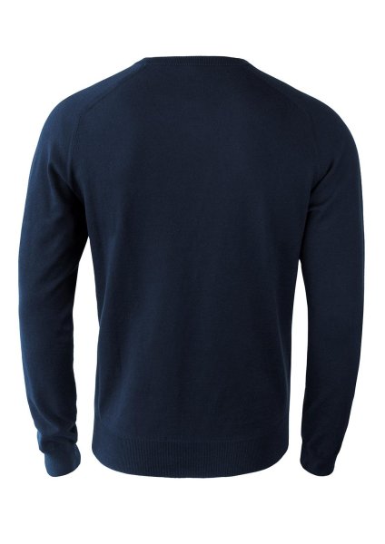 Zoom bild av Elegant round neck, navy