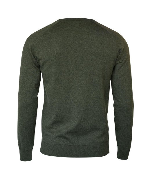 Zoom bild av Elegant round neck, olive