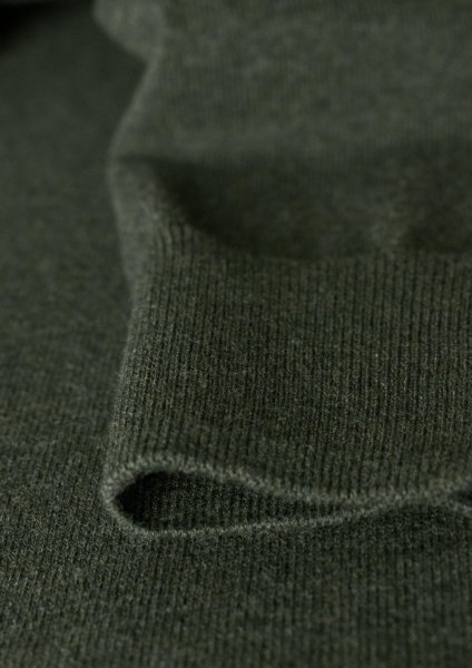 Zoom bild av Elegant round neck, olive