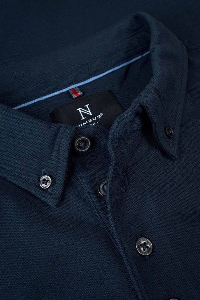 Zoom bild av Deluxe longsleeve polo, navy