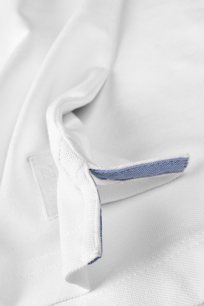 Zoom bild av Deluxe longsleeve polo, white