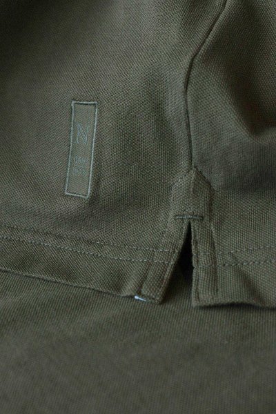 Zoom bild av Deluxe longsleeve polo, olive
